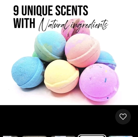 Naturally Vain 9 Pack Bath Bomb Set - Picture 2 of 5